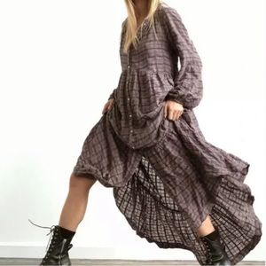 Free People Washed Edie Dress in Horseshoe